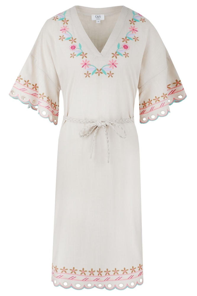 ALMADA DRESS 25ZFBC09 014 SAND